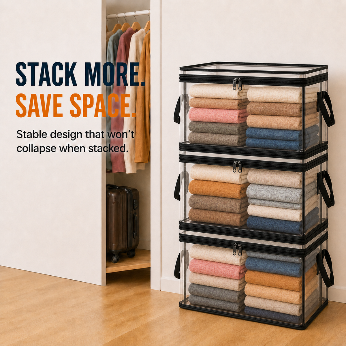 Clear Space Storage Bags — view 3
