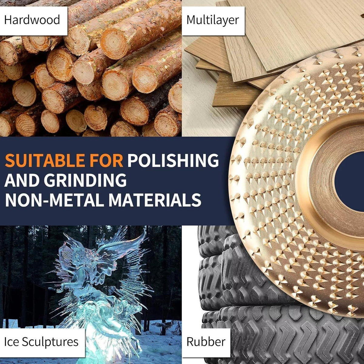 Contour Wood Carving Discs — view 6