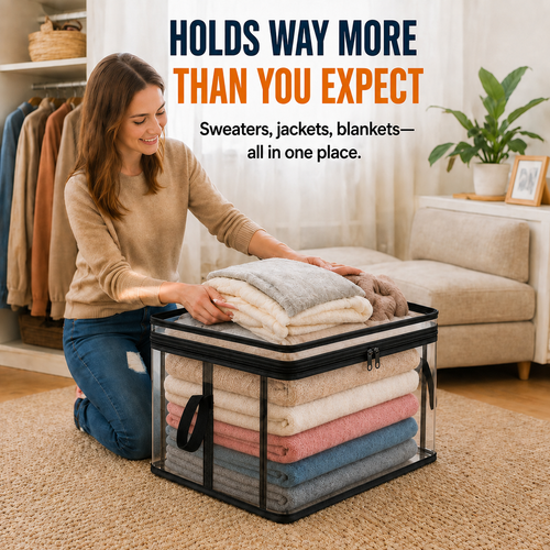 Clear Space Storage Bags — view 1